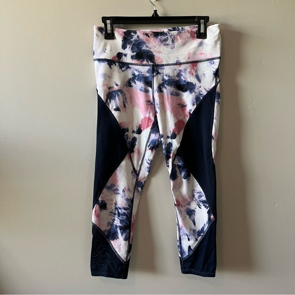 GAP Fit Cropped Leggings with Mesh Panels Size Small